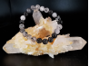 natural stone bracelet 8 mm: QUARTZ TOURMALINE