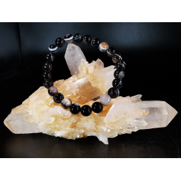 natural stone bracelet 8 mm: AGATE OEIL