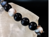 bracelet pierre naturelle 8 mm:  AGATE OEIL