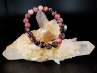 bracelet pierre naturelle 8 mm:  RHODONITE