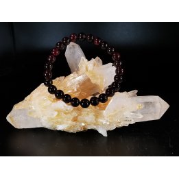 bracelet pierre naturelle 8 mm:  GRENAT