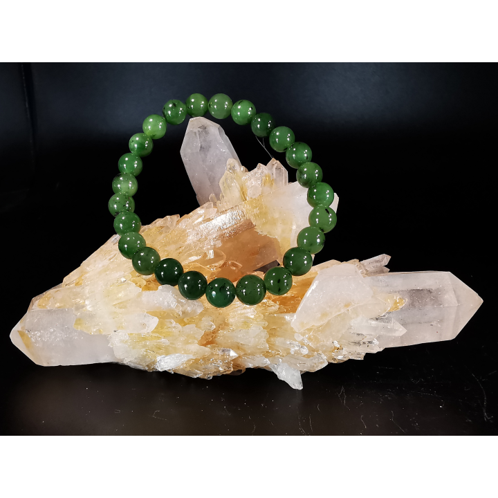 natural stone bracelet 8 mm: JADE NEPHRITE