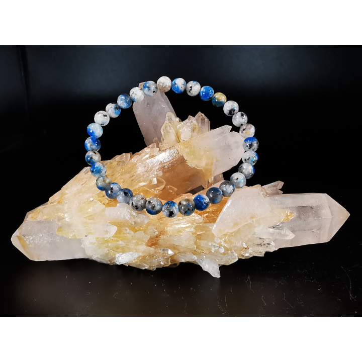 bracelet pierre naturelle 6 mm:  JASPE K2