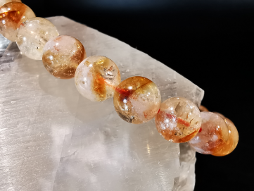 natural stone bracelet 8 mm: CITRINE