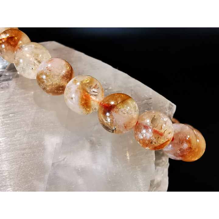 natural stone bracelet 8 mm: CITRINE