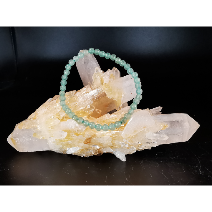 natural stone bracelet 4mm: AVENTURINE