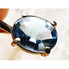 Pendentif : TOPAZE BLEUE