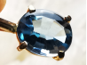 Pendentif : TOPAZE BLEUE
