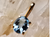 Pendentif : TOPAZE BLEUE