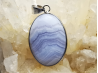 Pendentif : CALCEDOINE BLEUE