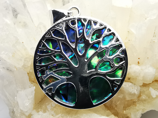 Pendentif : ARBRE de VIE nacre