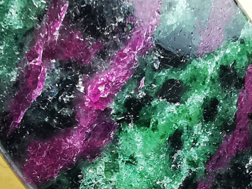 Pendentif : Rubis dans ZOISITE
