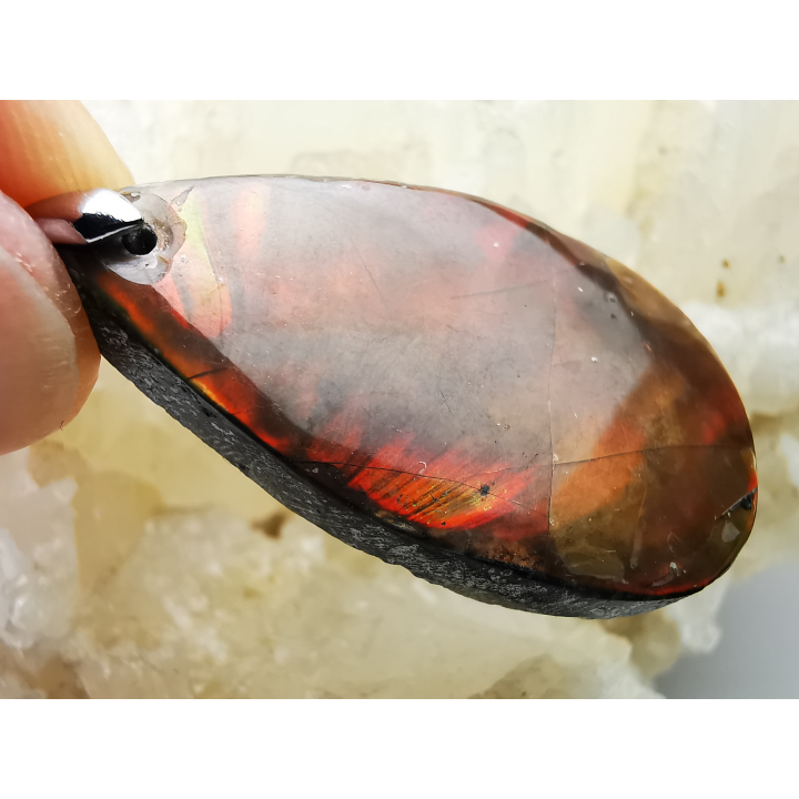 Pendant: Ammonite mother-of-pearl