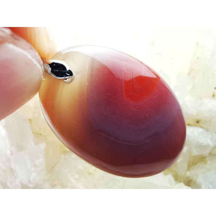 Pendant: CHALCEDONY carnelian