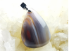 Pendentif : AGATE à bandes / Botswana