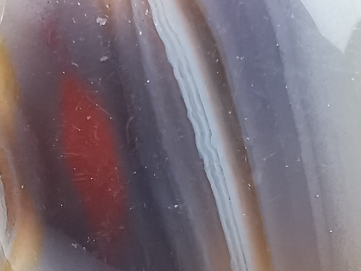 Pendentif : AGATE à bandes / Botswana