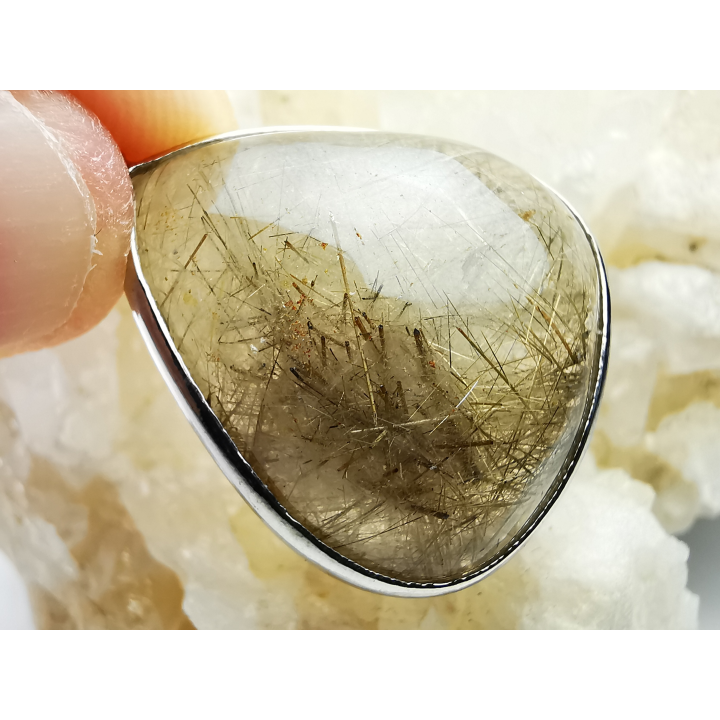 Pendant: QUARTZ with RUTILE
