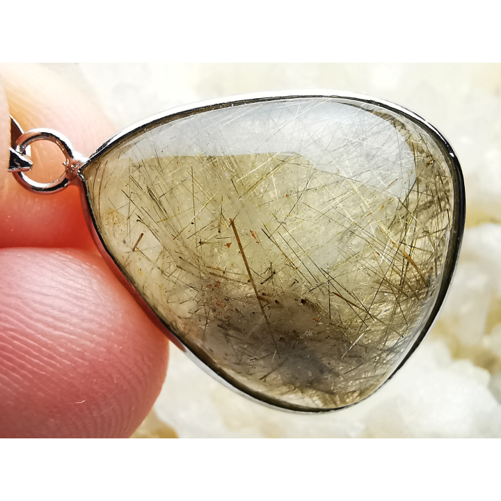 Pendant: QUARTZ with RUTILE
