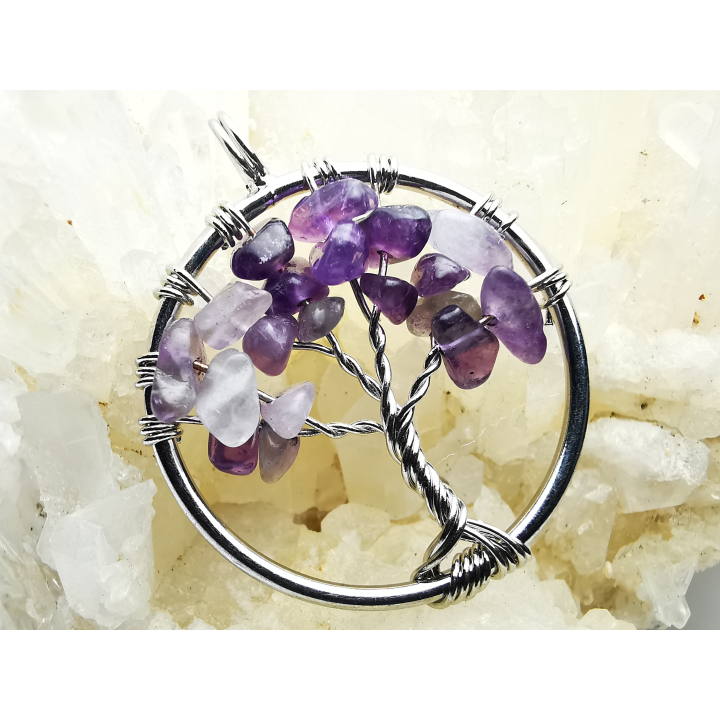 Pendant: Amethyst Tree of Life