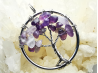 Pendentif : arbre de vie AMETHYSTE