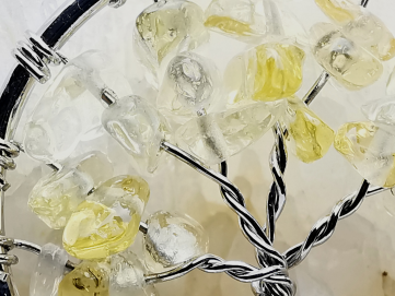 Pendentif : arbre de vie CITRINE