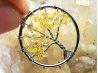Pendentif : arbre de vie CITRINE