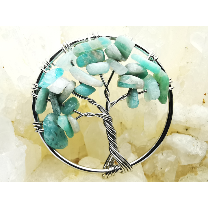 Pendant: AMAZONITE Tree of Life