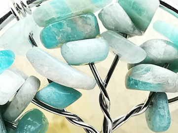 Pendentif : arbre de vie AMAZONITE
