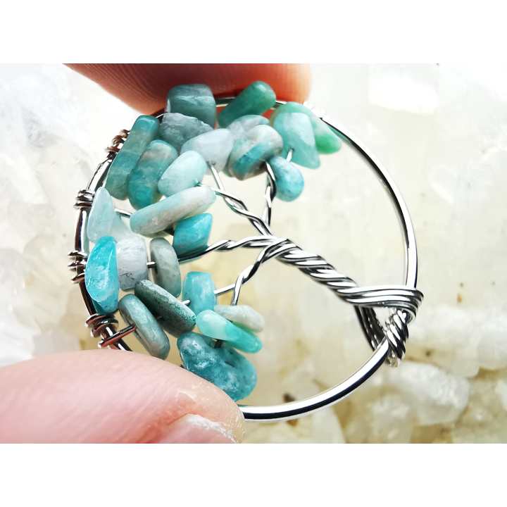 Pendant: AMAZONITE Tree of Life