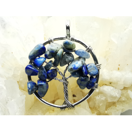 Pendentif : arbre de vie LAPIS LAZULI