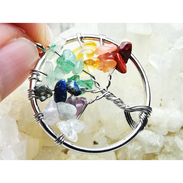 Pendant: Tree of Life Multi-stone