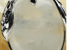 Pendentif : HIBOU QUARTZ LAITEUX