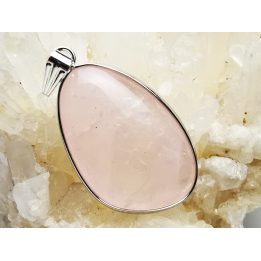 Pendentif : QUARTZ ROSE