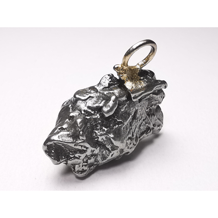 Pendentif : météorite (Sidérite) Campo del Cielo, Argentine