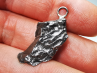 Pendentif : météorite (Sidérite) Campo del Cielo, Argentine