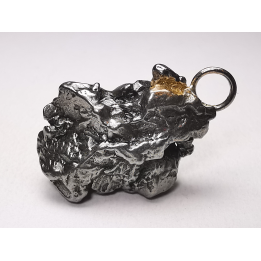 Pendentif : météorite (Sidérite) Campo del Cielo, Argentine