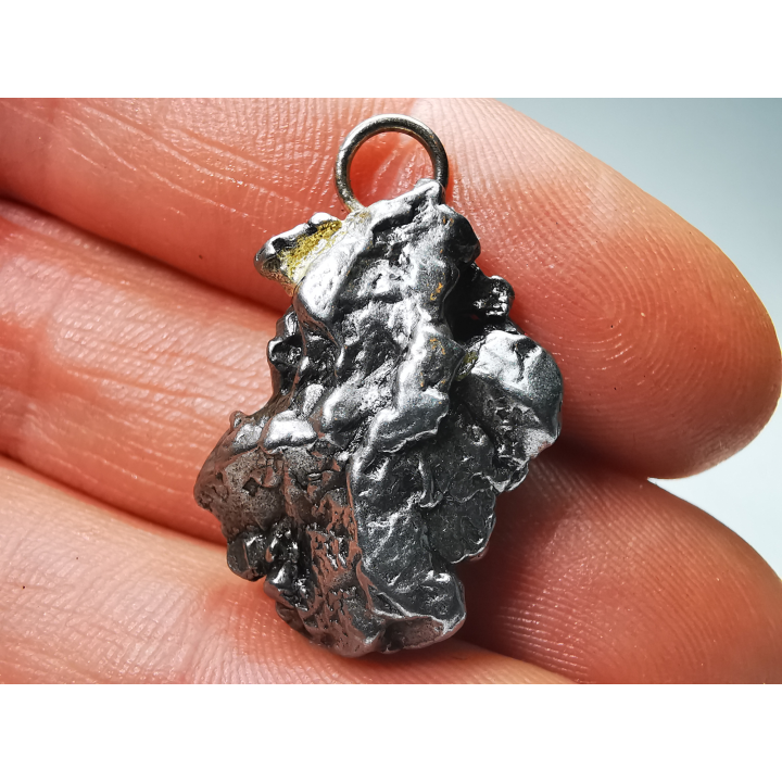 Pendentif : météorite (Sidérite) Campo del Cielo, Argentine