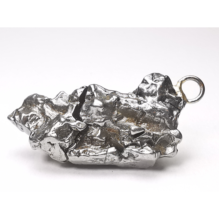 Pendentif : météorite (Sidérite) Campo del Cielo, Argentine