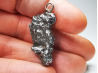 Pendentif : météorite (Sidérite) Campo del Cielo, Argentine
