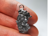 Pendentif : météorite (Sidérite) Campo del Cielo, Argentine