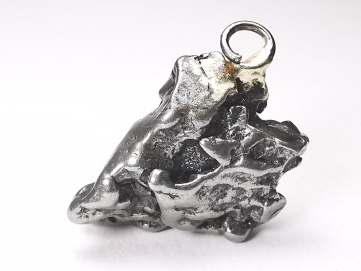 Pendentif : météorite (Sidérite) Campo del Cielo, Argentine