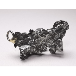 Pendentif : météorite (Sidérite) Campo del Cielo, Argentine