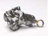 Pendentif : météorite (Sidérite) Campo del Cielo, Argentine