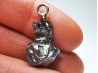 Pendentif : météorite (Sidérite) Campo del Cielo, Argentine