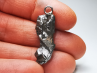Pendentif : météorite (Sidérite) Campo del Cielo, Argentine