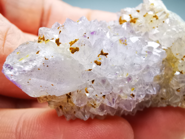 Quartz améthyste "Cactus" de Mbombela – Afrique du Sud