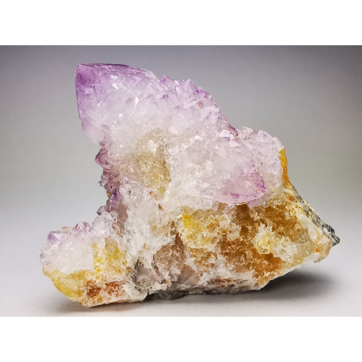 Quartz améthyste "Cactus" de Mbombela – Afrique du Sud
