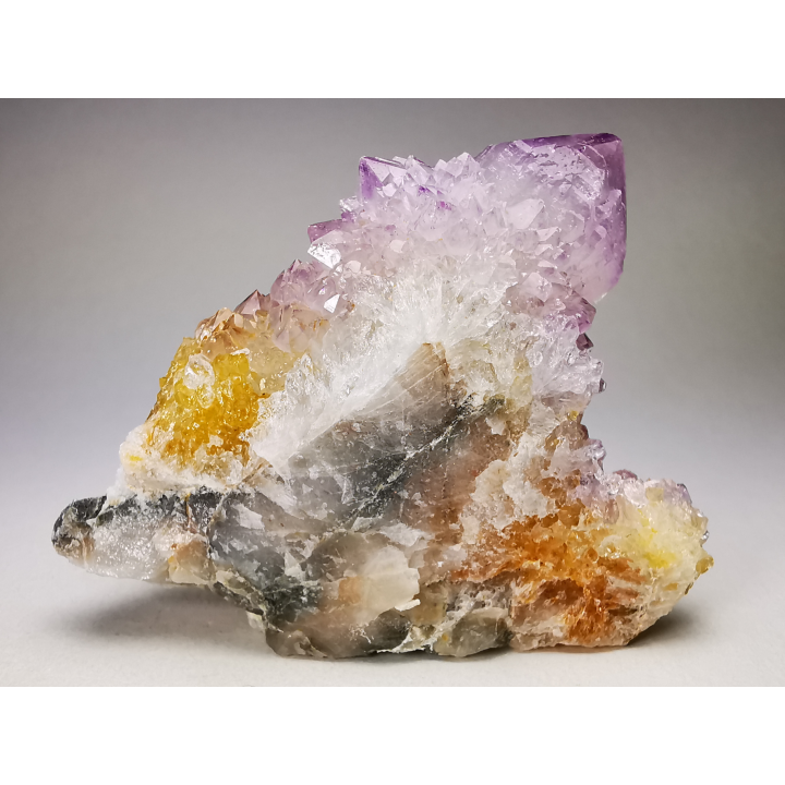 Quartz améthyste "Cactus" de Mbombela – Afrique du Sud