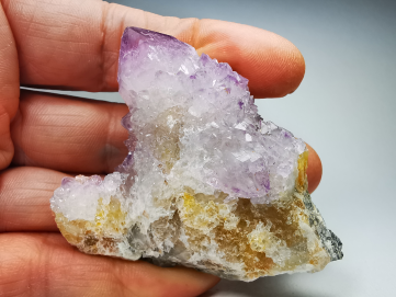 Quartz amethyst "Cactus" from Mbombela – South Africa