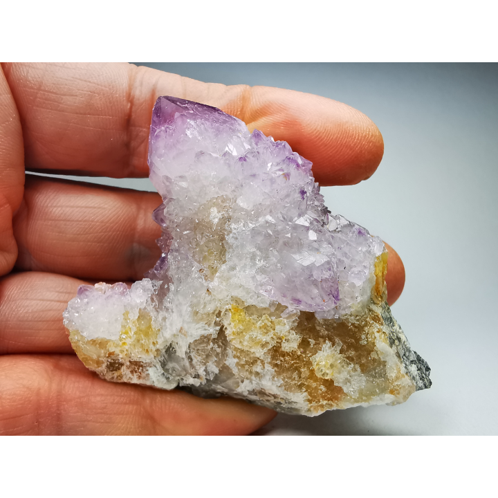 Quartz améthyste "Cactus" de Mbombela – Afrique du Sud